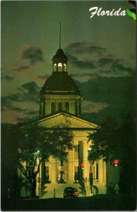Florida Tallahasse State Capitol At Night