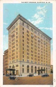 The West Virginian Hotel Bluefield West Virginia 1936 postcard