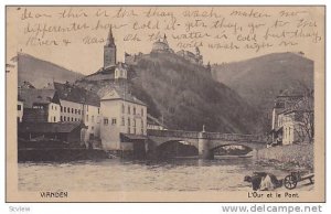 Vianden , Luxembourg , 1919 ; L'Our et le Pont