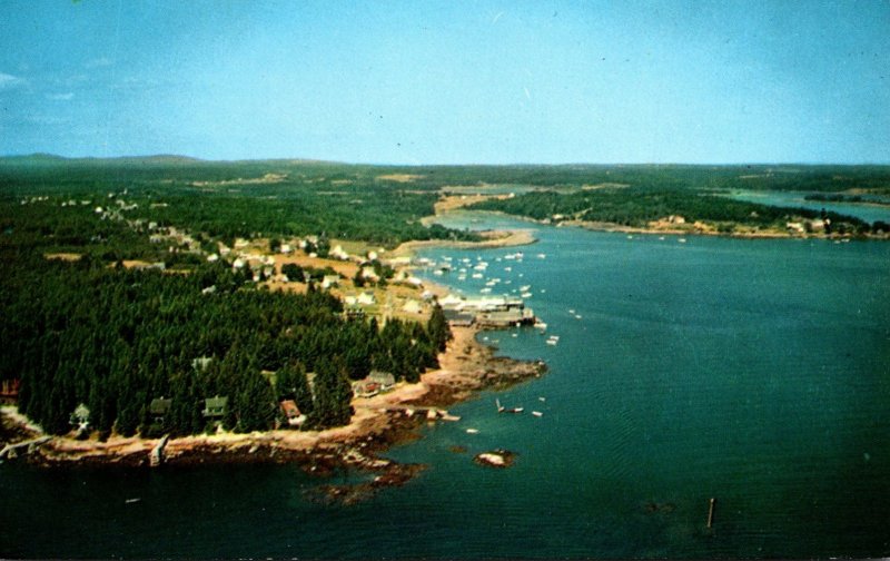 Maine Friendship Aerial View