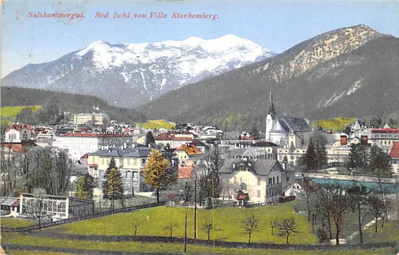 Bad Ischl von Villa Starhemberg Salzkanimergut Austria 1930 