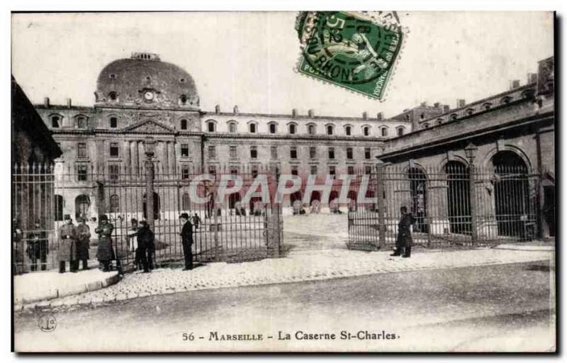 Marseille - Barracks St Charles - Old Postcard