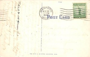 Drying Fish Nets Gloucester, Mass, USA Postcard