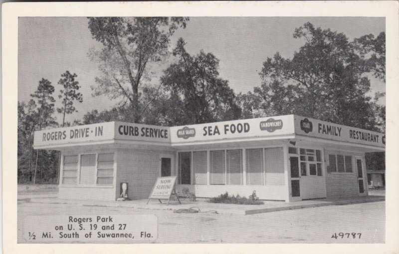 Florida Suwannee Rogers Park Family Drive-In Restaurant  Dexter Press sk2970