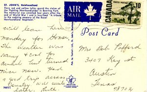 Canada - Newfoundland, St John's. Bowring Park Statue