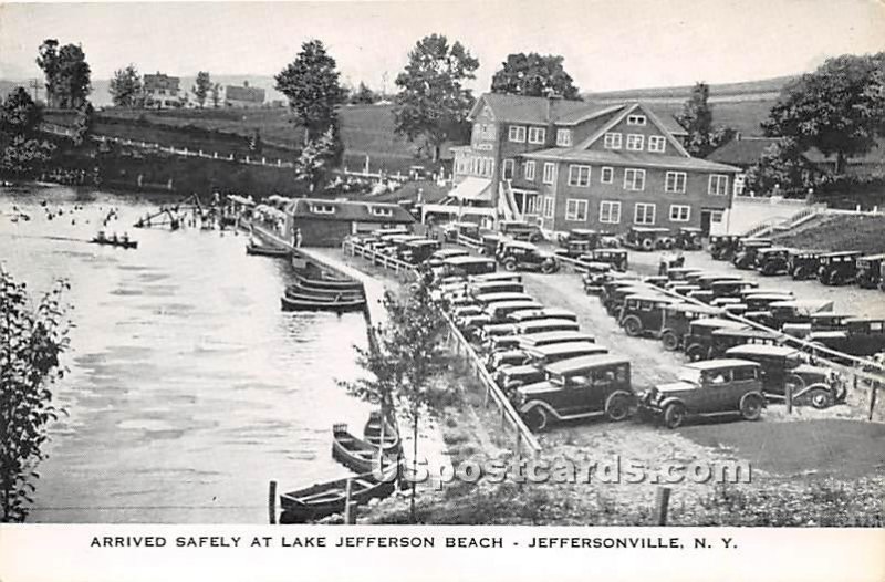 Arrived Safely at Lake Jefferson Beach - Jeffersonville, New York