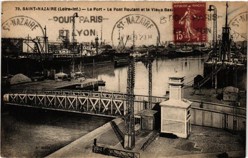 CPA St-NAZAIRE - Le Port - Le Pont Roulant et le Vieux (650122)