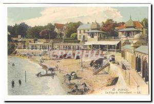 Pornic Old Postcard Beach Noelveillard