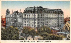 Montreal Canada 1931 Postcard The Windsor Hotel
