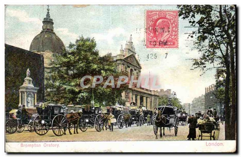 Postcard Old Brompton Oratory Lonon