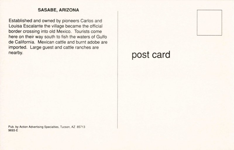 Sasabe, AZ, Street View, Artist Rendering