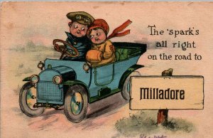 Milladore, Wisconsin - The spark's all right on the road to Milladore - ...