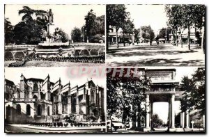 Old Postcard Toulouse The Alees Jean Jaures The Cathedrsale Saint Etienne L'A...