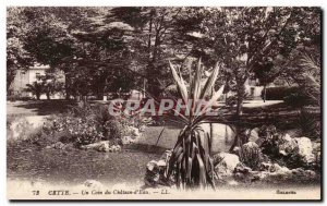 Sete - This - A Corner of Chateau d & # 39Eau - Old Postcard