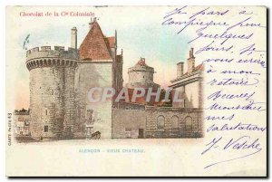 Old Postcard Alencon Vieux Chateau Colonial Chocolate Co.