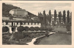 Czech Republic Lázně Teplice Nad Bečvou Grand Hotel a Pension Praha RPPC 06.89