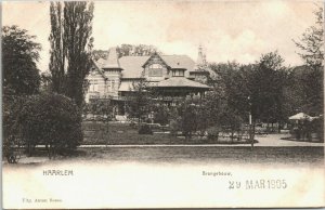 Netherlands Haarlem Brongebouw Vintage Postcard 04.08