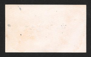 VICTORIAN TRADE CARDS (5) Name Card & Flowers