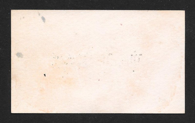 VICTORIAN TRADE CARDS (5) Name Card & Flowers