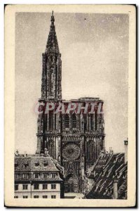 Old Postcard Strasbourg La Cathedrale