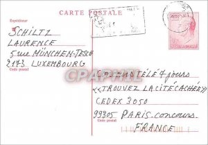 Entier Postal Luxembourg to Paris