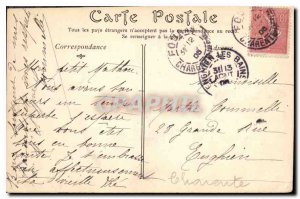 Old Postcard The pier one day Tempete Lighthouse