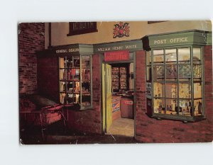 Postcard Kirkgate Post Office, Castle Museum, York, England