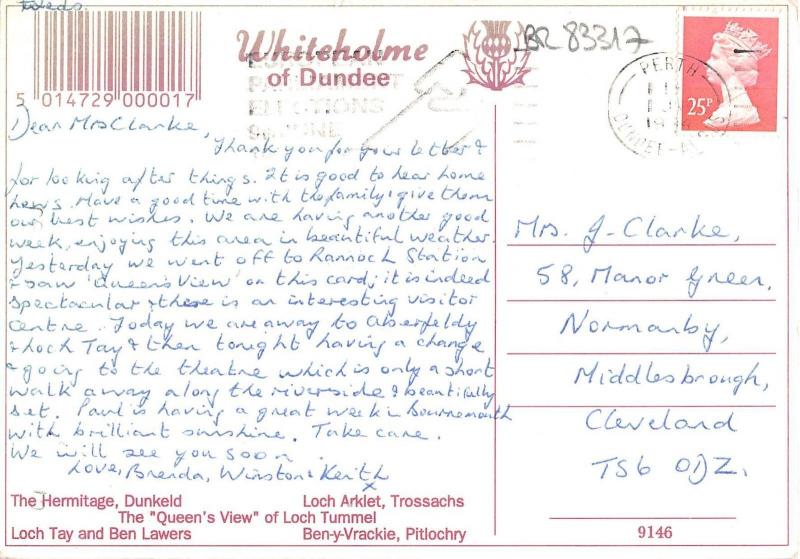 BR83316 picturesque perthshire scotland