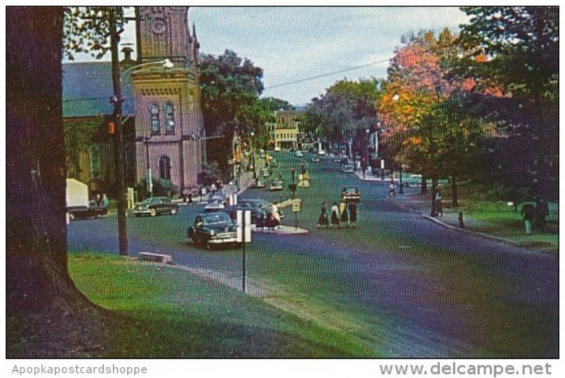 Massachusetts Northampton View Down Main Street