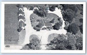 Brookfield Connecticut CT Postcard Air-View Knick's Motel Court Danbury c1940