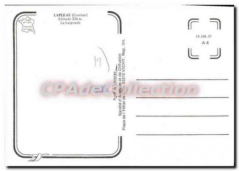 Modern Postcard The Swimming Lapleau