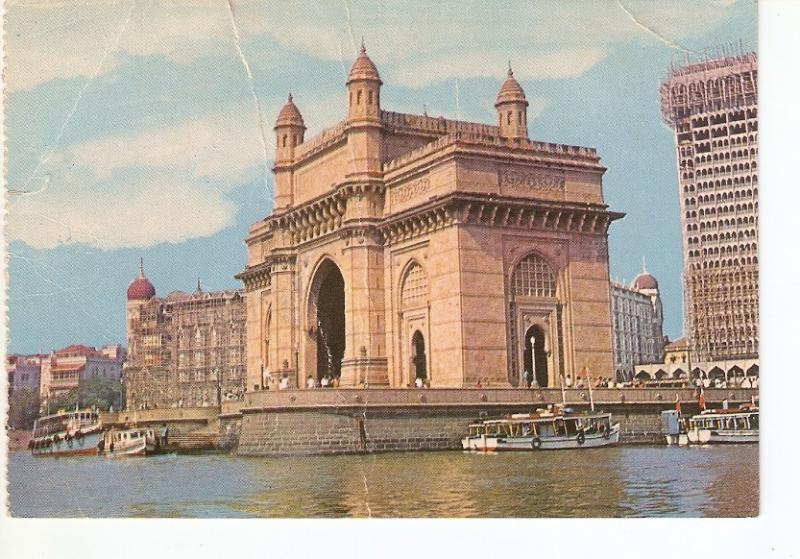 Postal 036749 : Gateway of India & TajMahal Hotel Bombay