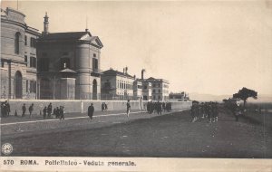 Lot337 policlinico veduta generale real photo  roma italy