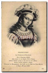 Old Postcard Jeanne d & # 39Arc