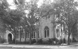 Clearwater Florida Episcopal Church Real Photo Antique Postcard K20642