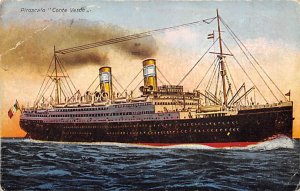 SS Conte Verde June 21st, 1949 Lloyd Sabaudo Ship Line Ship 