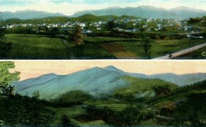 1910 Bird's Eye View Waynesville North Carolina NC Plott's Balsam Postcard 