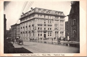 Postcard Home Office of Hartford Fire Insurance Company in Hartford, Connecticut