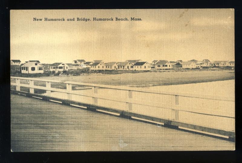 Humarock, Massachusetts/Mass/MA Postcard, New Humarock & Bridge, Cape Cod