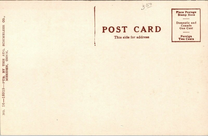 Vtg Forestville Connecticut CT Pequabuck River Looking West 1910s Postcard