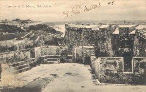 Cuba Interior of EL Morro Havana Vintage Postcard 07.34