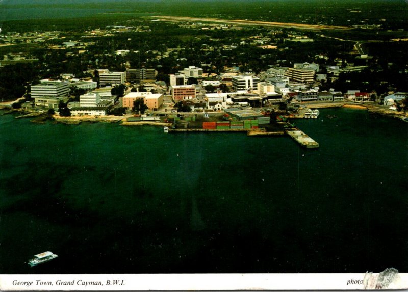 Cayman Islands Grand Cayman George Town Panoramic View 1999