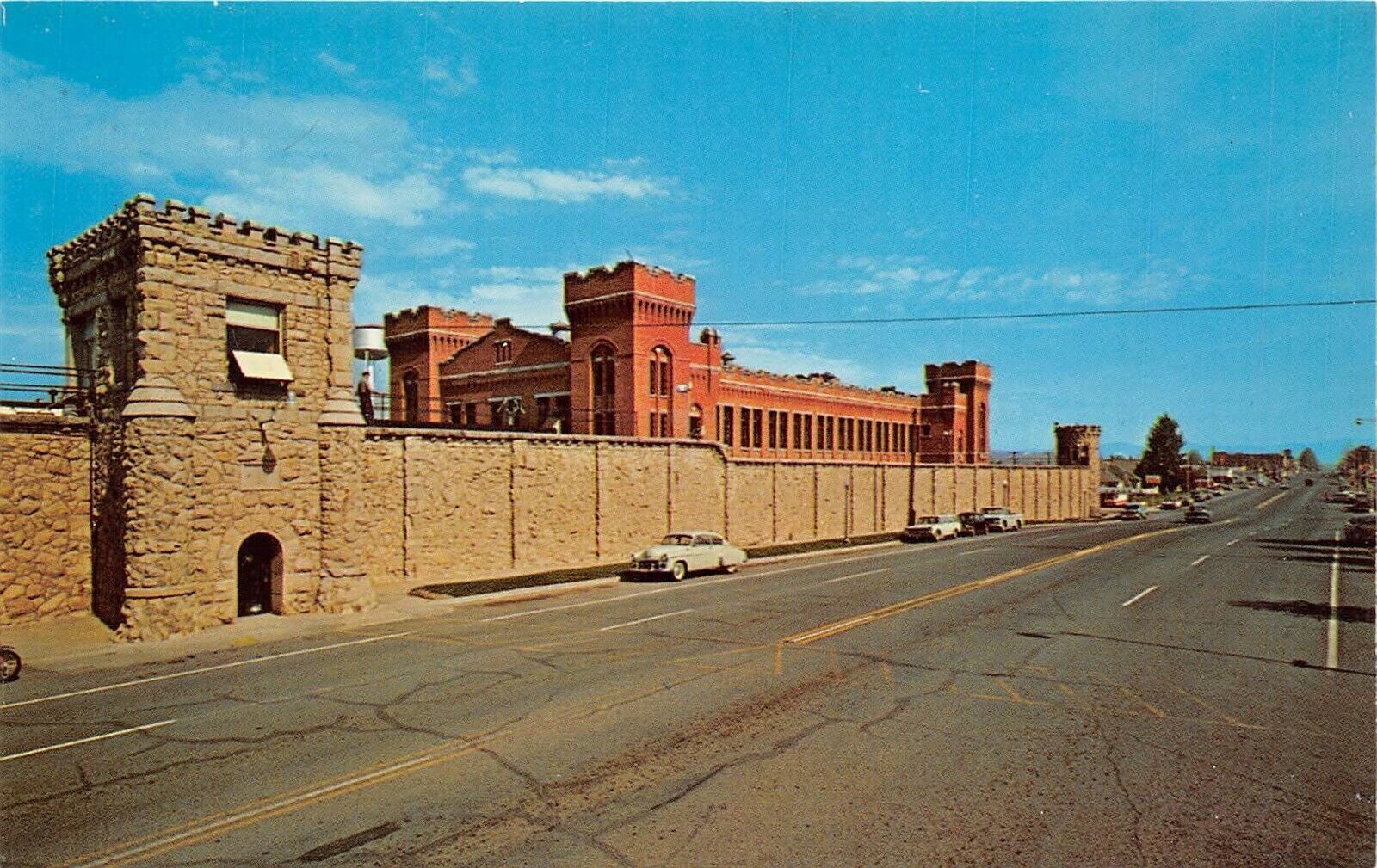 Deer Lodge Montana 1950s Postcard Montana State Penitentiary Jail