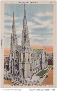 New York City Saint Patricks Cathedral 5th Avenue And 50th Street