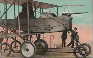 Postcard Airplane French Military Airplane