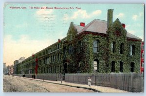 Waterbury Connecticut Postcard Plume Atwood Manufacturing Co Plant Building 1911