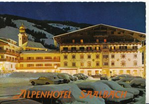 Austria Postcard - Alpenhotel - Saalbach - Ref 20578A