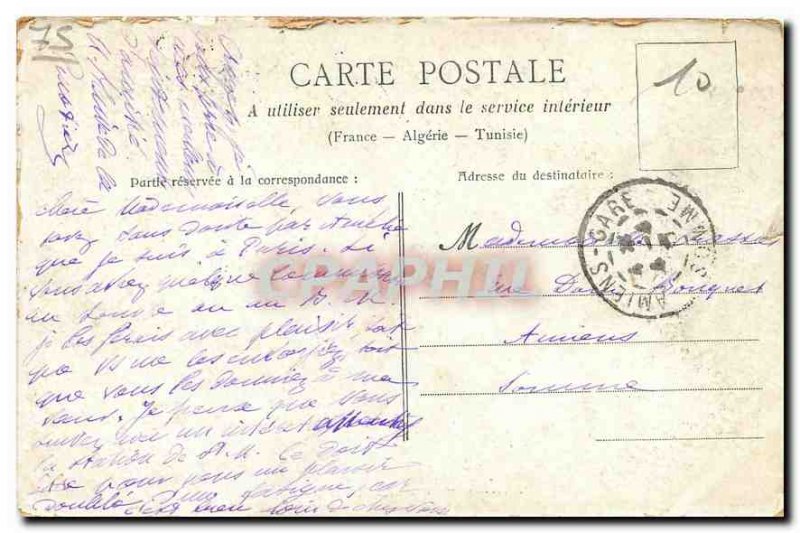 Old Postcard Paris Porte St Martin