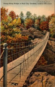 Swing Along Bridge,Rock City Gardens,Lookout Mountain,TN BIN