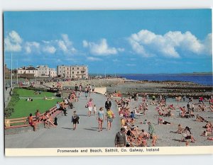 Postcard Promenade and Beach Salthill Ireland